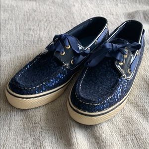 Sperry Shoes - Sperry Topsider Limited Edition Navy Sequins Sperry Shoes - Sperry Topsider Limited Edition Navy Sequins